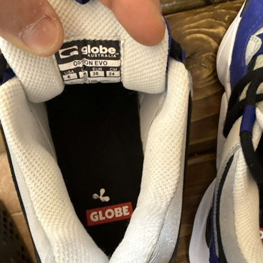 Globe men's shoes Option‎ Evo Suede Skate SKATEBOARD Trainers US 6